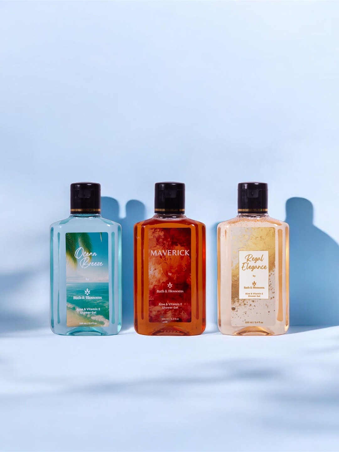 Bath & Blossoms Ocean Breeze Shower Gel With Aloe & Vitamin E - 100 ml