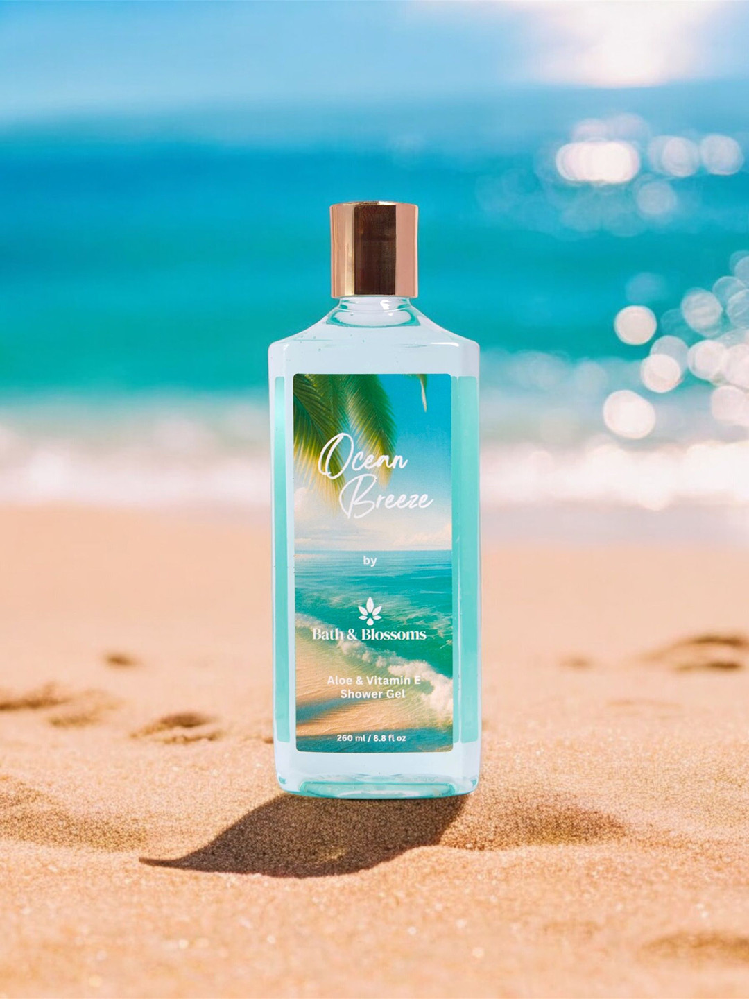 Bath & Blossoms Ocean Breeze Soothing & Hydrating Aloe & Vitamin E Shower Gel- 260 ml