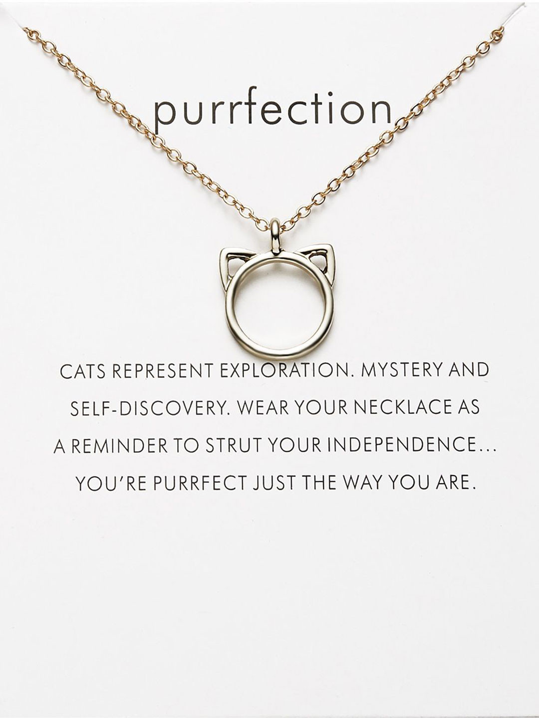 DESTINY JEWELS Circular-Shaped Pendant With Chain