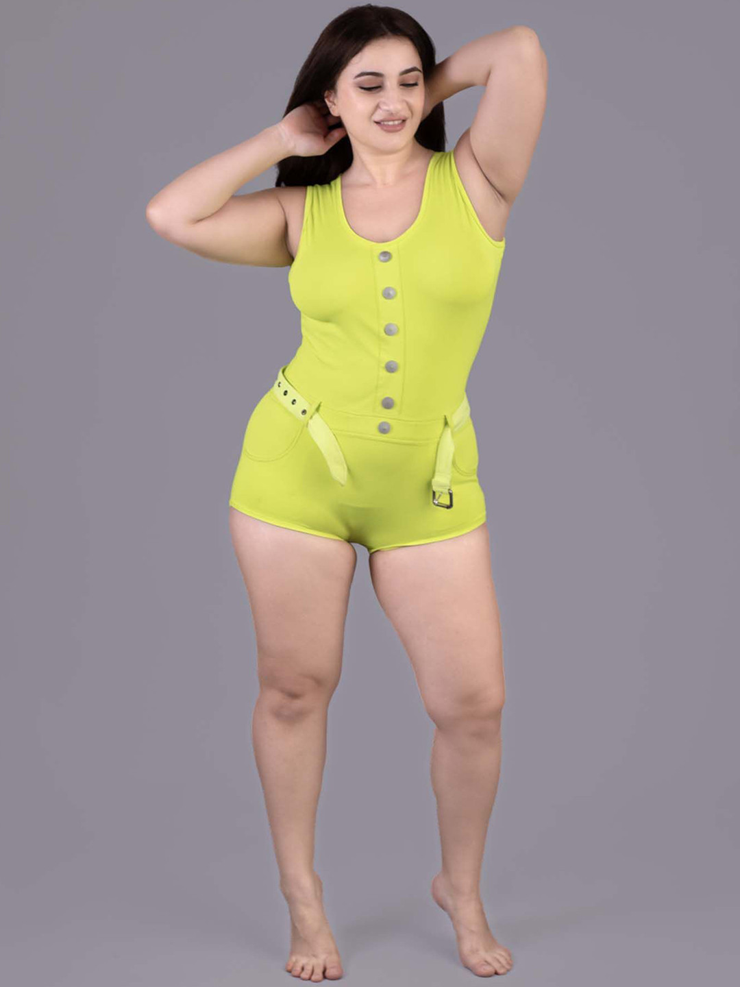 Keepfit Women Bodysuit With Belt