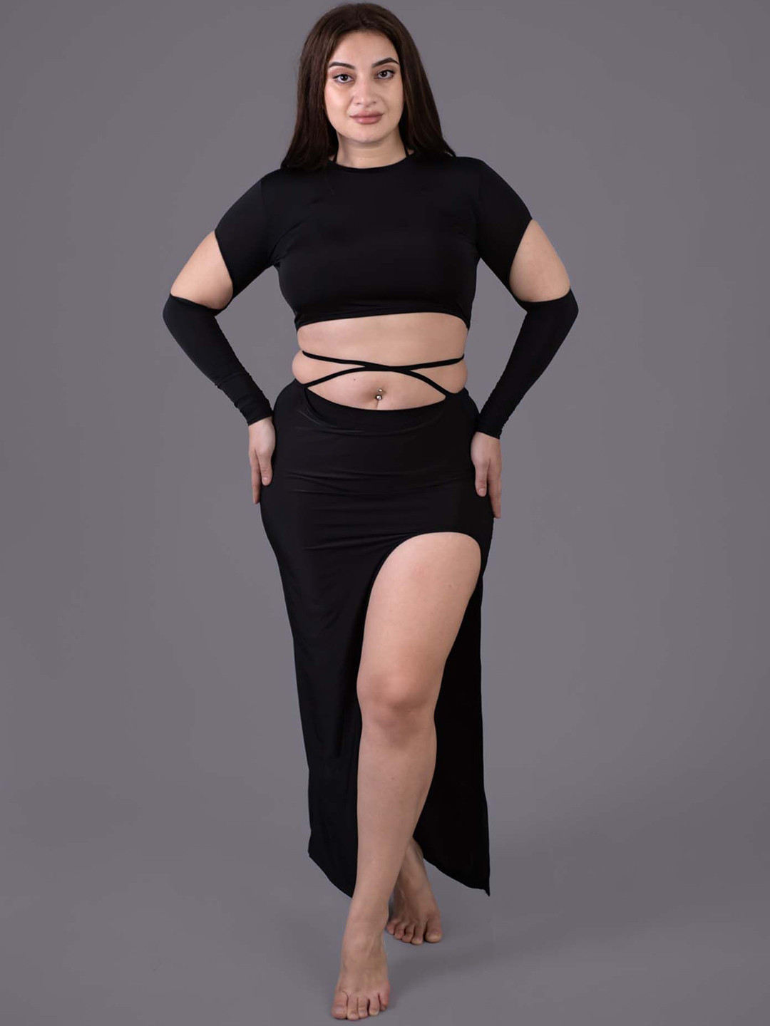 Keepfit Women 4-pc Padded Bikini Set with Beachwear Coverup