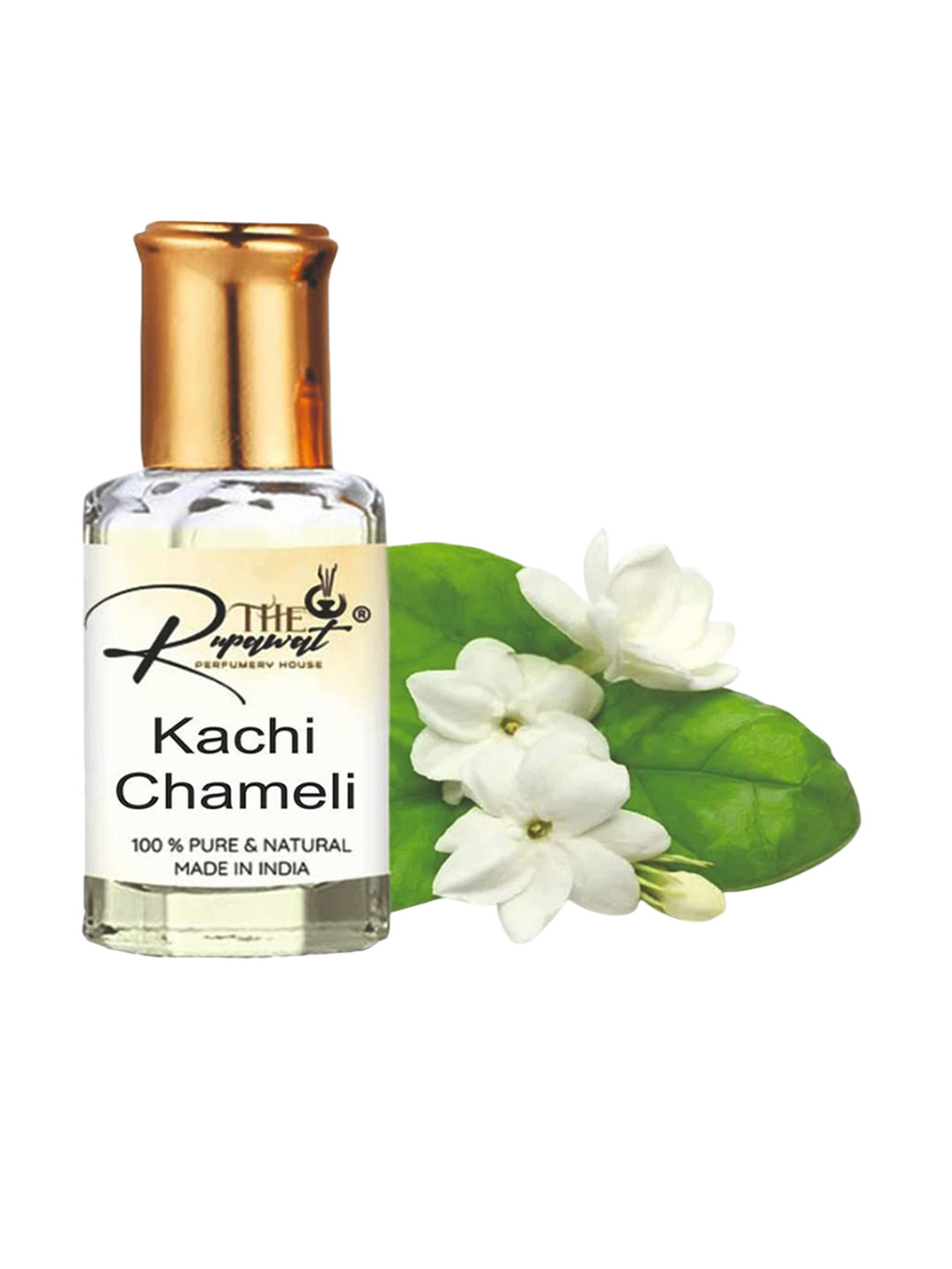 THE RUPAWAT Perfumery House Kachi Chameli 100% Pure & Natural Alcohol-Free Attar - 12 ml