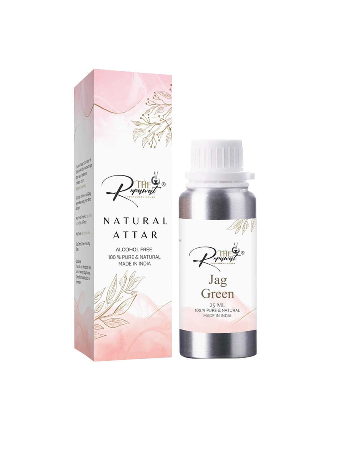 THE RUPAWAT Perfumery House Jag Green 100% Pure & Natural Alcohol Free Attar - 25 ml