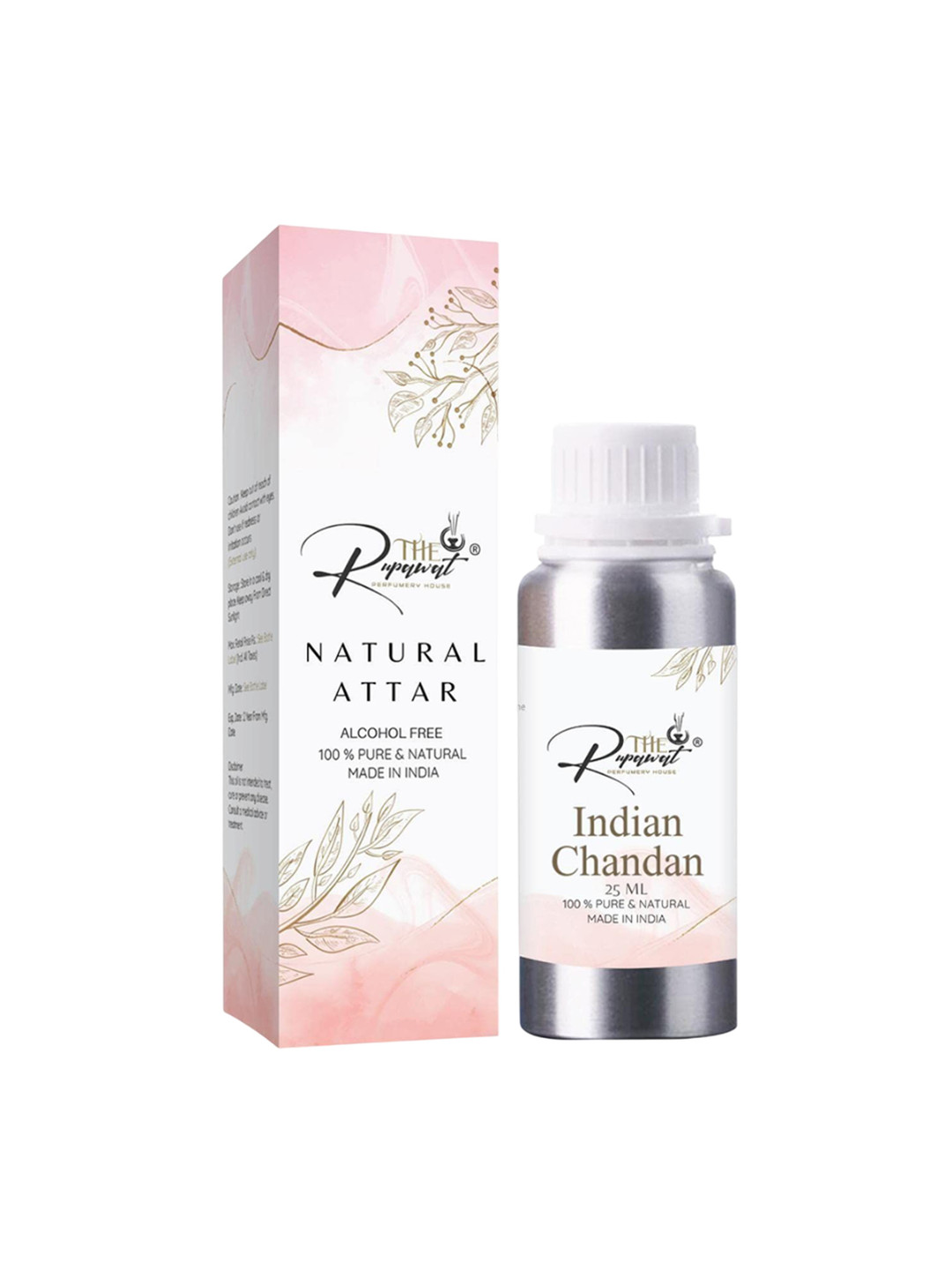 THE RUPAWAT Perfumery House Indian Chandan Pure & Natural Alcohol Free Attar - 25 ml