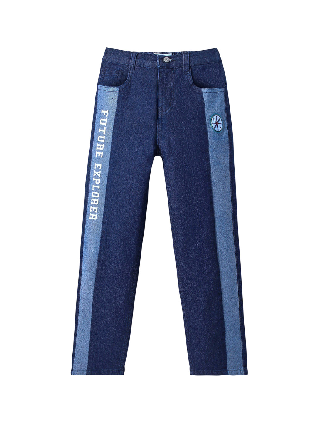 ARIAS By LARA DUTTA Boys Mid Rise Jeans With Text Print