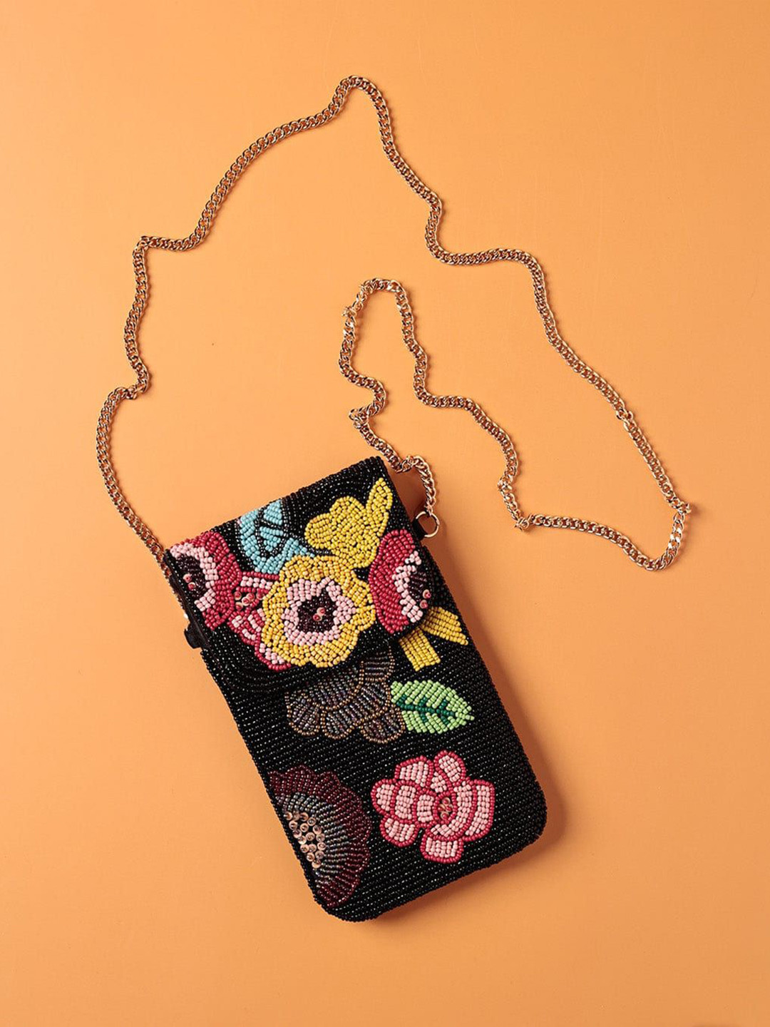 The Wishing Chair Women Floral Printed Structured Sling Bag