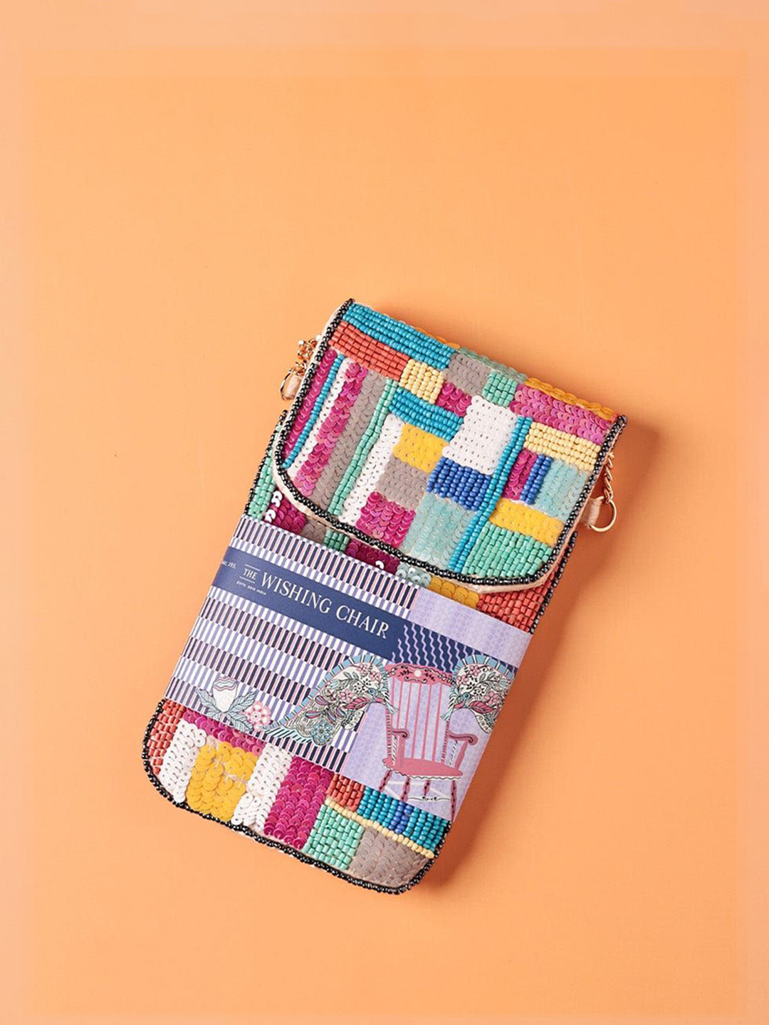 The Wishing Chair Women Colourblocked Structured Sling Bag