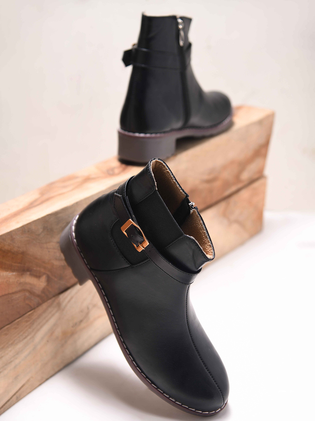 JM Looks Women Flatform Ankle Boots