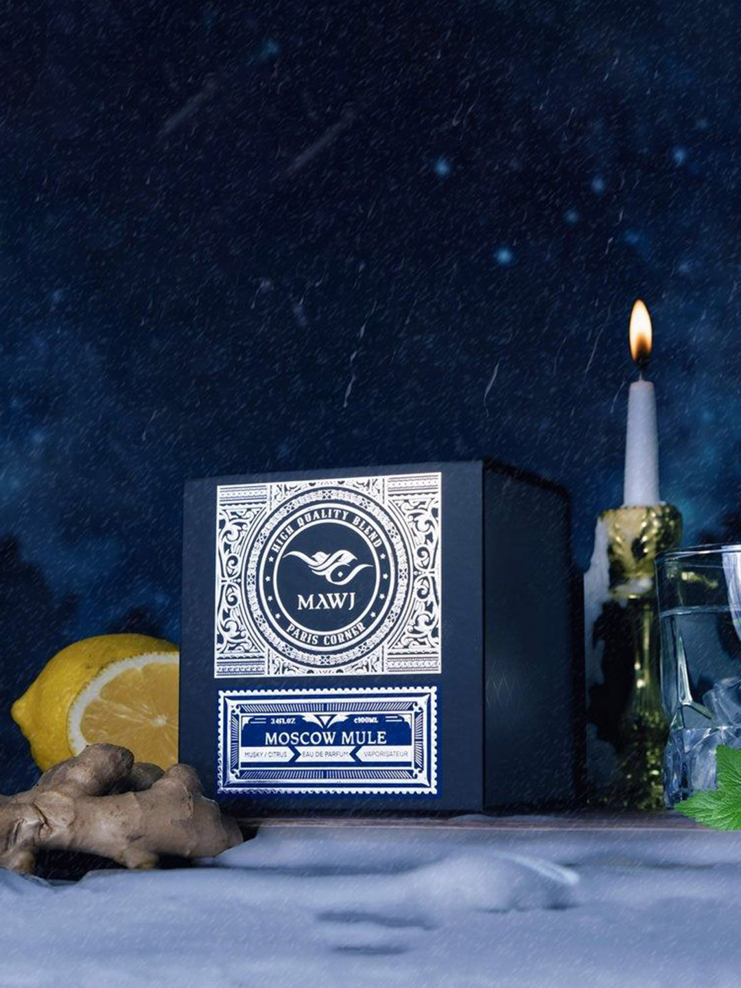 Paris Corner Perfumes Mawj Cognac Blaze Long Lasting Eau De Parfum- 100 ml