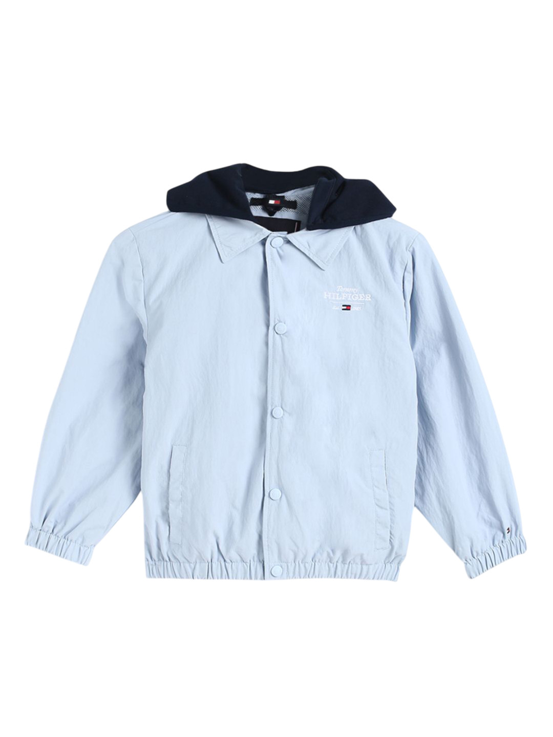 Tommy Hilfiger Boys BB COACH 3 IN 1 Hooded Solid Casual Bomber Jacket