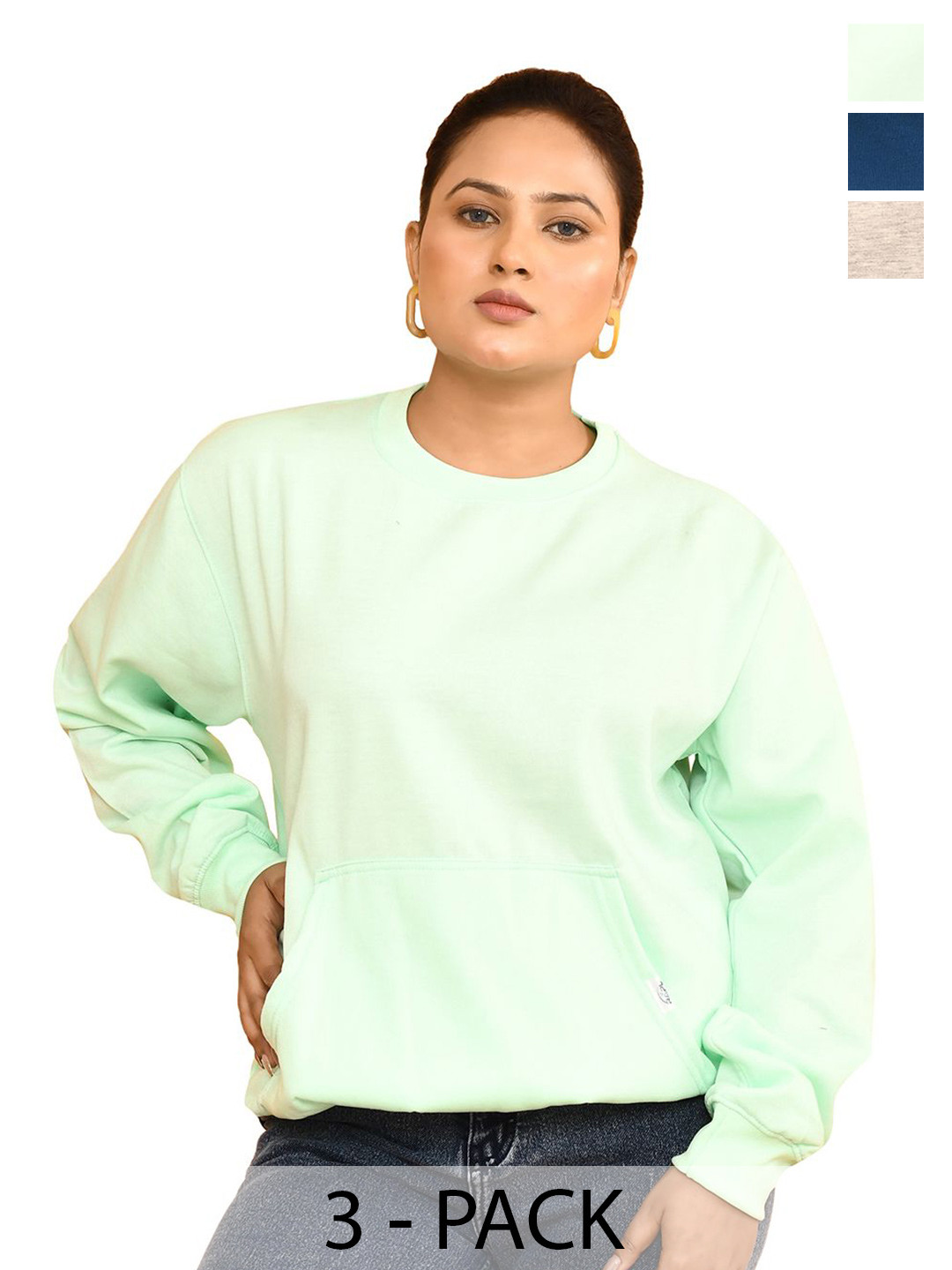 RAPL Women Pack of 3 Sweatshirt