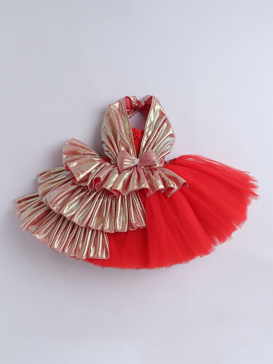 TINY MINY ME Girls Satin Sleeveless Dress