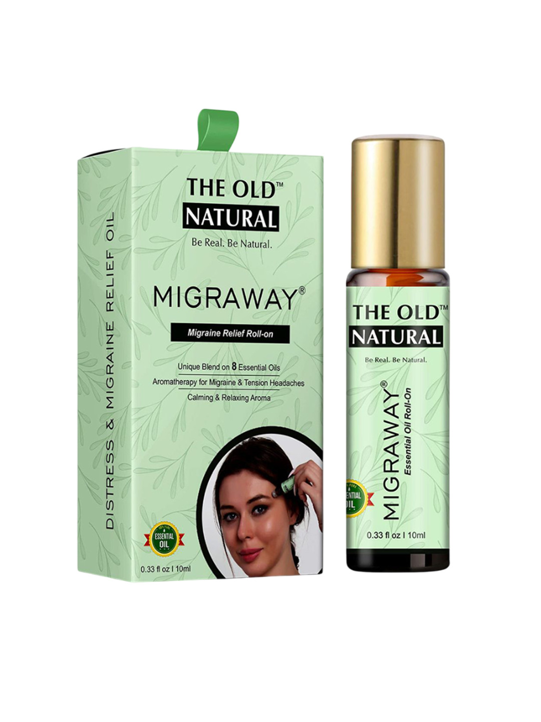 The Old Natural Migraway Migraine & Headache Relief Essential Oil Roll-On - 10ml