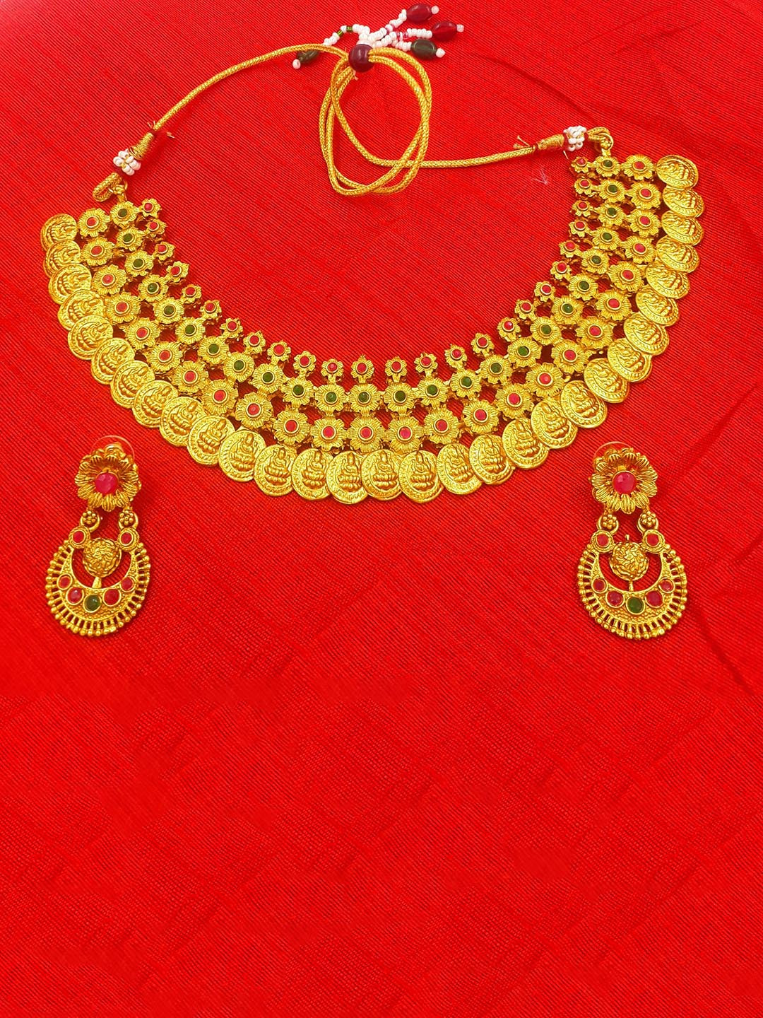 Anujeet Fashion Hub Stone-Studded Jewellery Set
