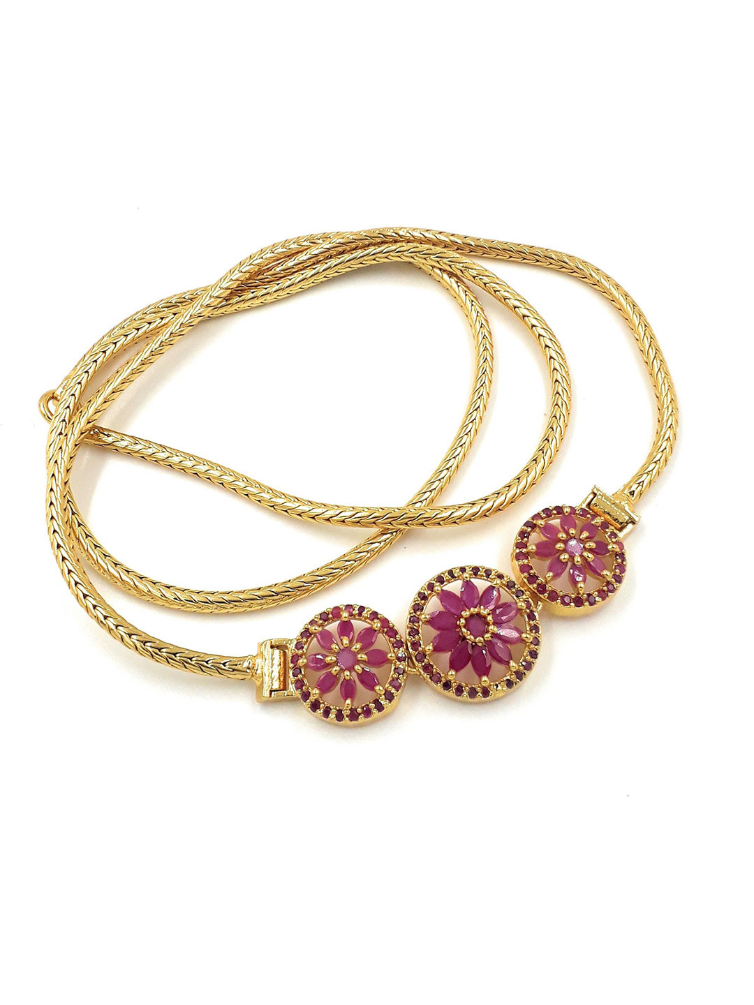 Anujeet Fashion Hub Gold Plated Mop Chain