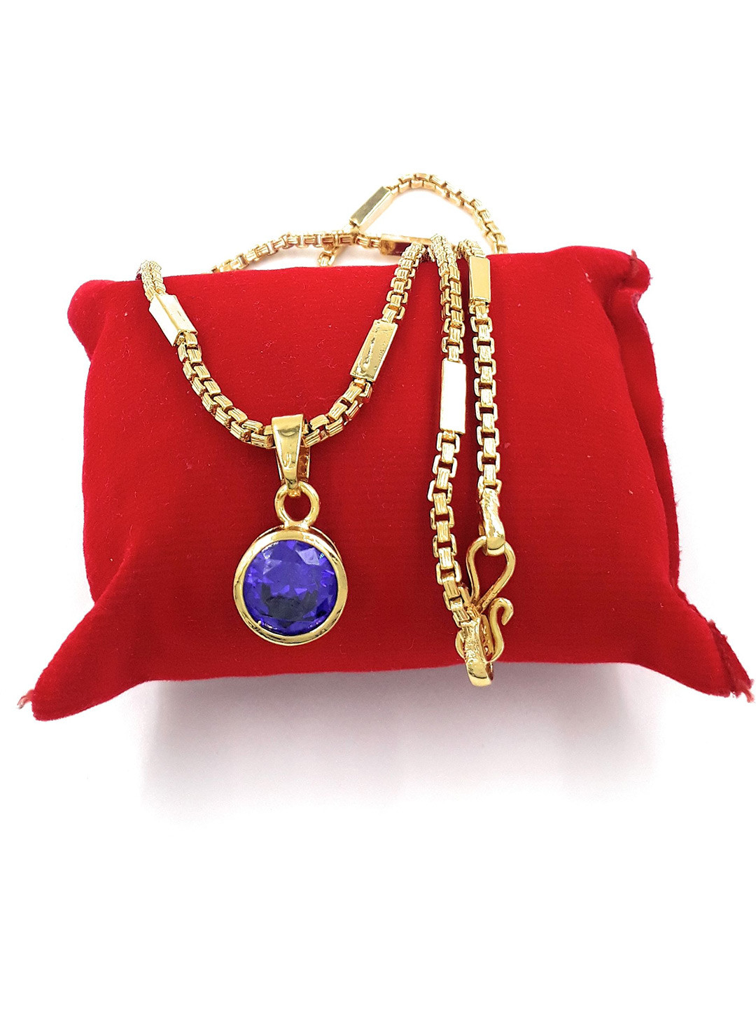 AMONROO Gold-Plated Round-Shaped Chain