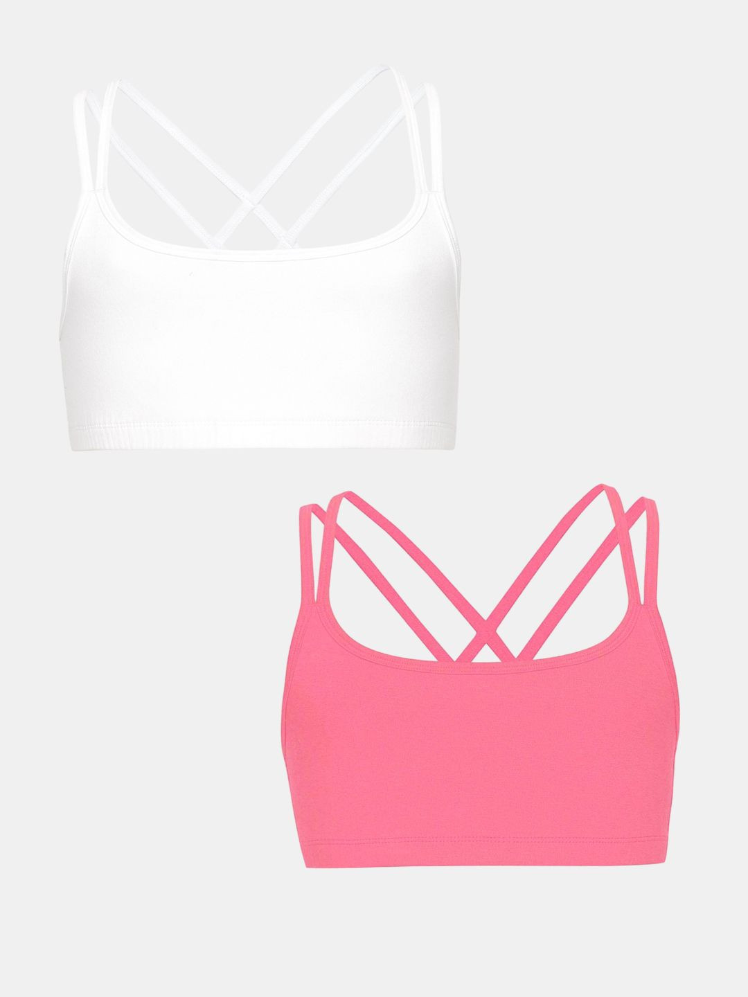 Charm n Cherish Girls Pack Of 2 Full Coverage Beginners Bra