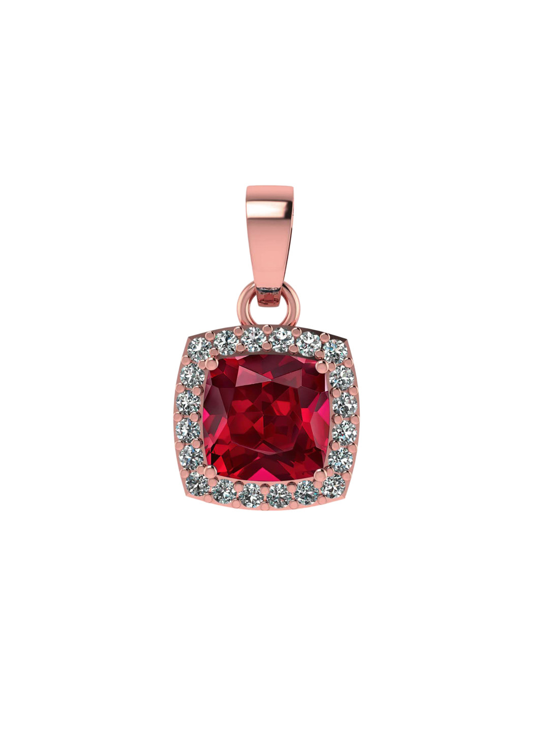 LMDPRAJAPATIS Rose Gold-Plated Oval Pendant
