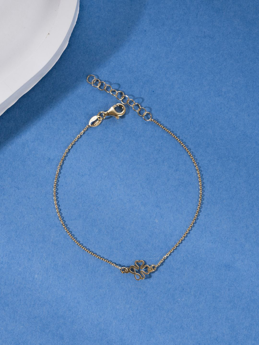 GLYTERS Dainty Darling Silver Charm Bracelet