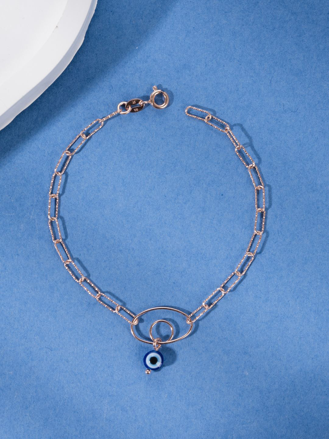 GLYTERS Eternal Sentry Silver Link Bracelet