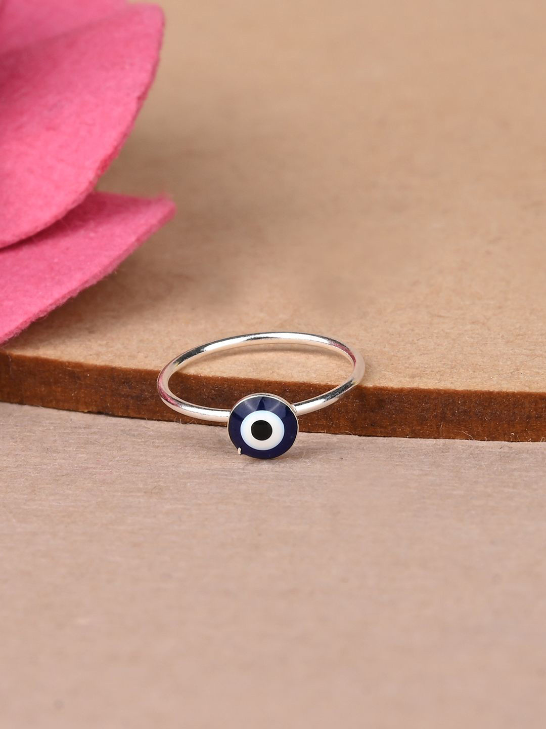 TOUCH925 Evil Eye 925 Pure Silver Stud Nosepin