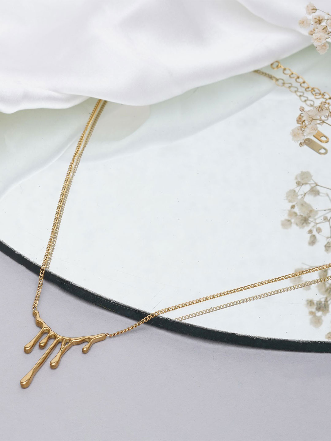 JEWILLEY Gold-Plated Anti Tarnish Chain