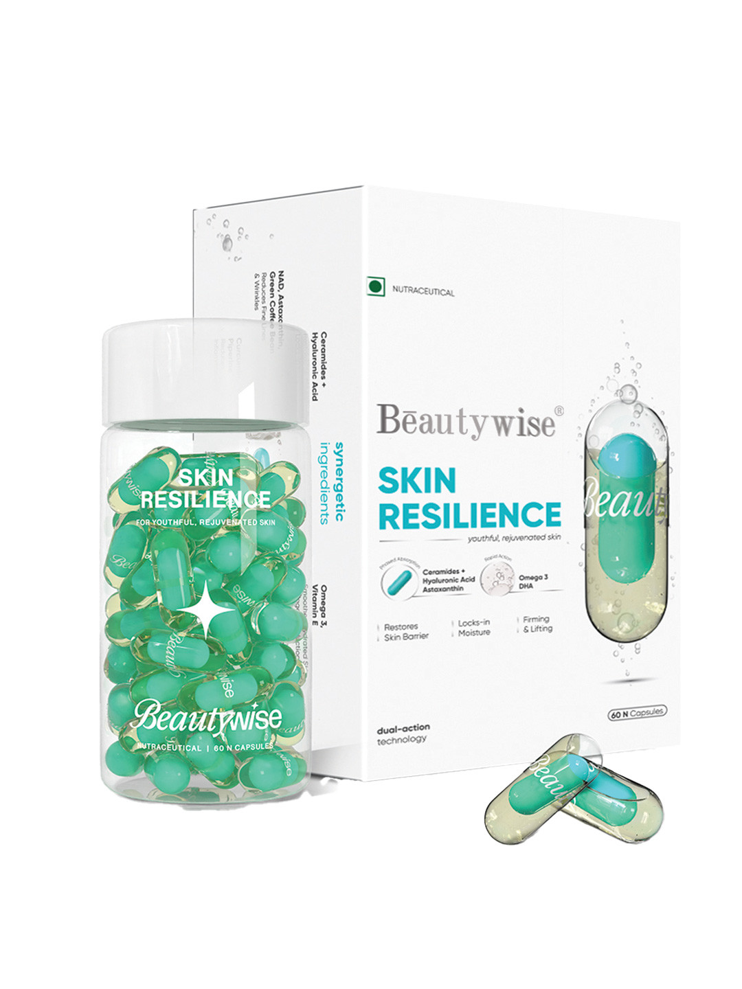 Beautywise Dual Action Skin Resilience Capsules - 60 Capsules