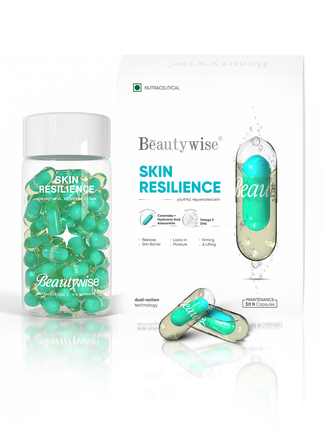 Beautywise Dual Action Skin Resilience Capsules - 30 Capsules
