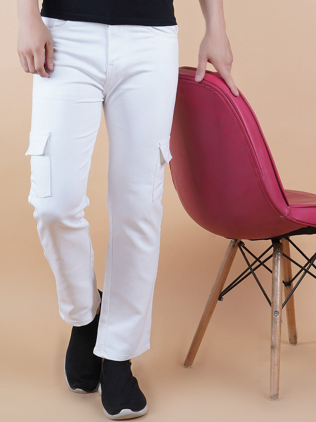 COMFITS Men Light Shade Mid-Rise Jogger Jeans