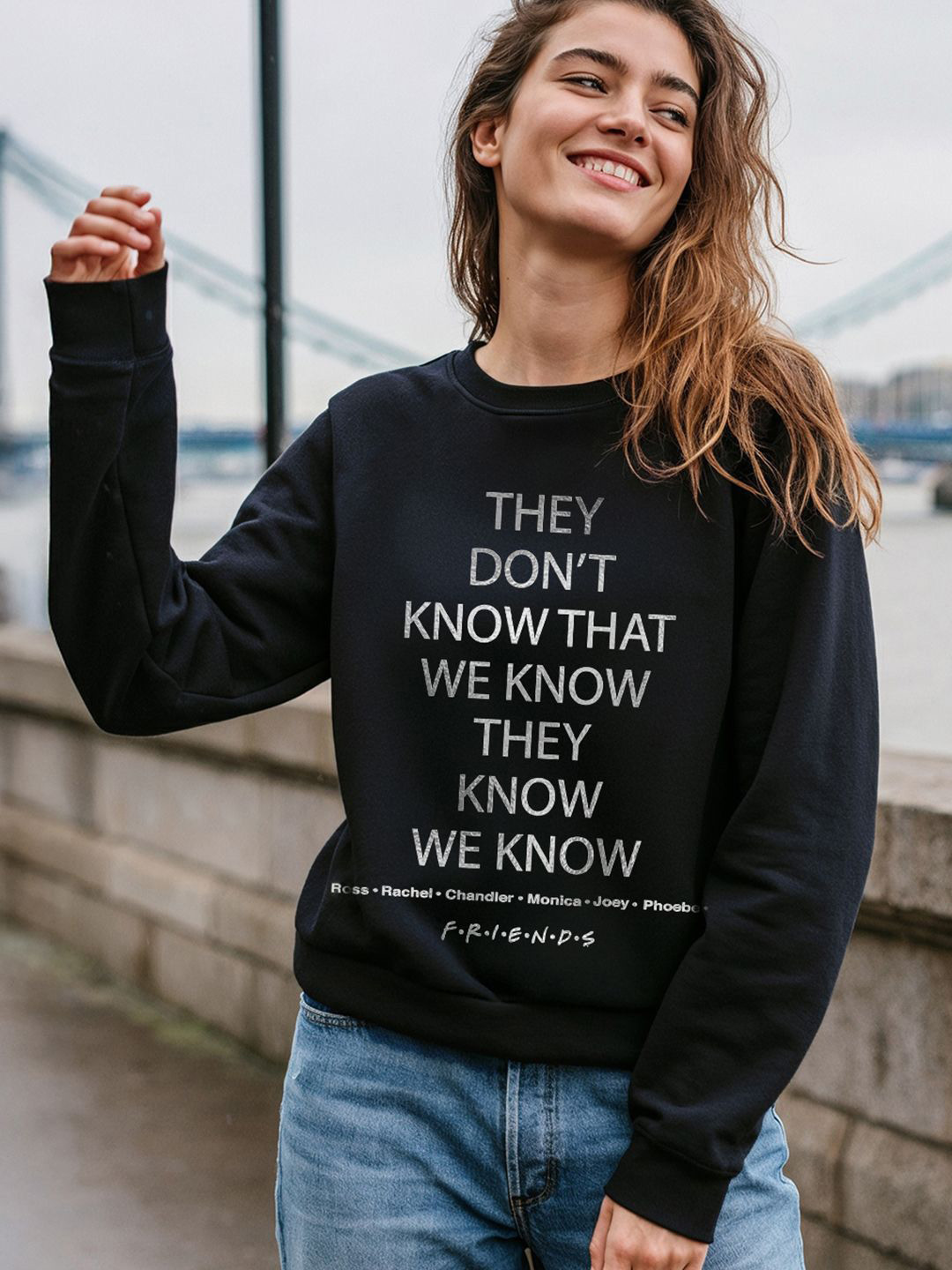 Bewakoof Heavy Duty Women Printed Long Sleeves Sweatshirt