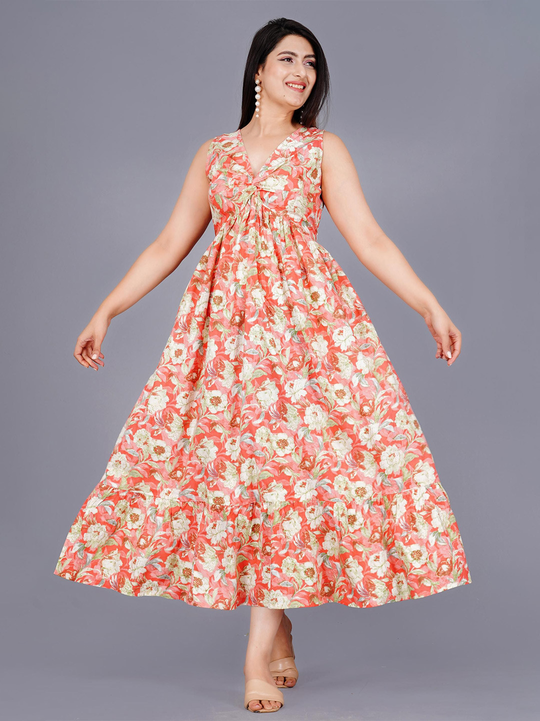 Mintmarie Women Ethnic Motifs Print Fit & Flare Dress