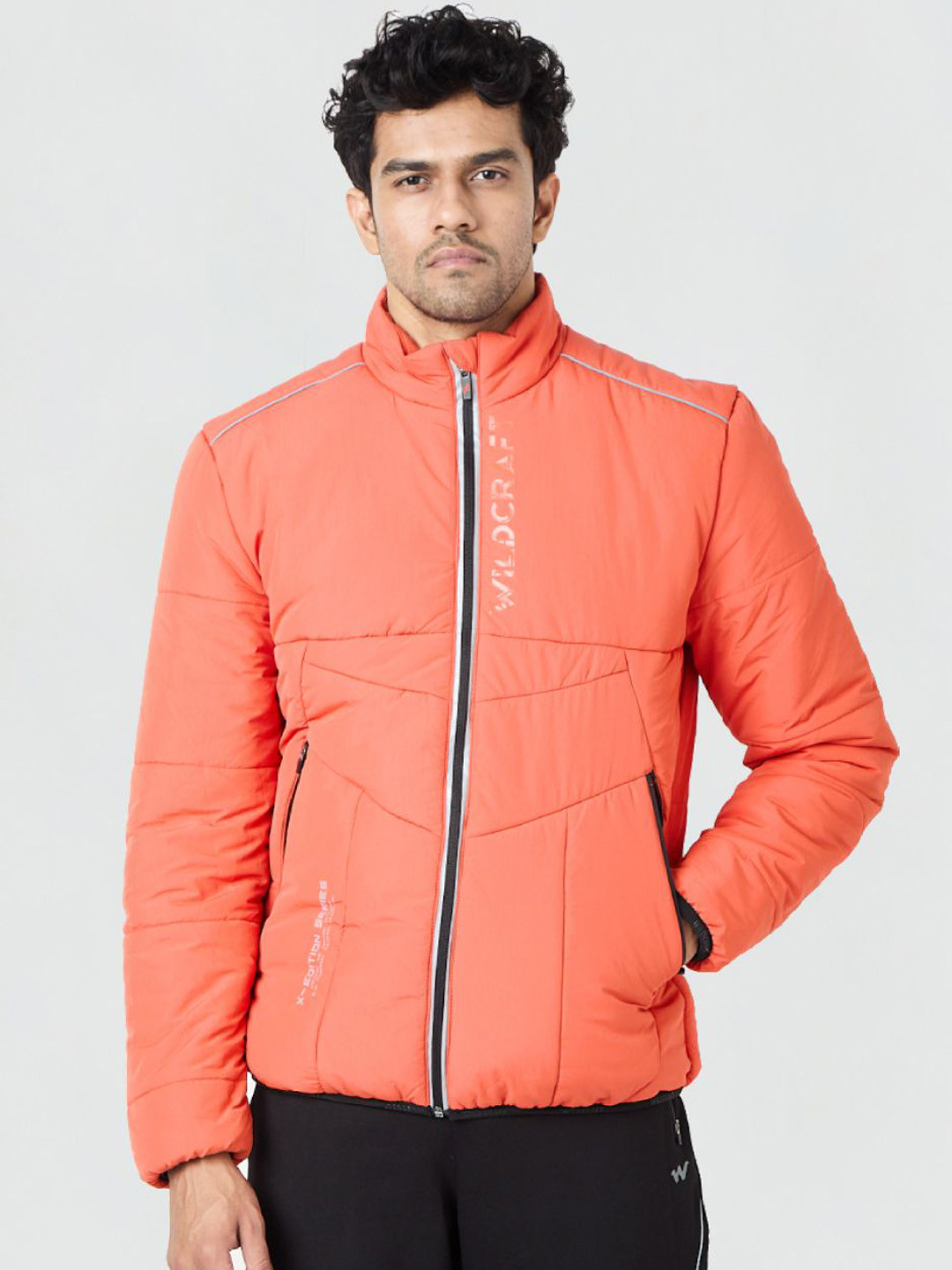 Wildcraft Men V.O.G  HUSKY Mock Collar Solid Casual Padded Lightweight Jacket