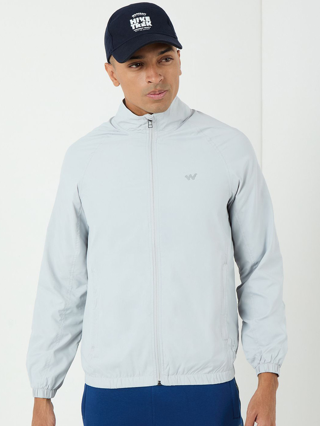 Wildcraft Men M Outdoor Windcht WO Mock Collar Solid Casual Bomber Lightweight Jacket