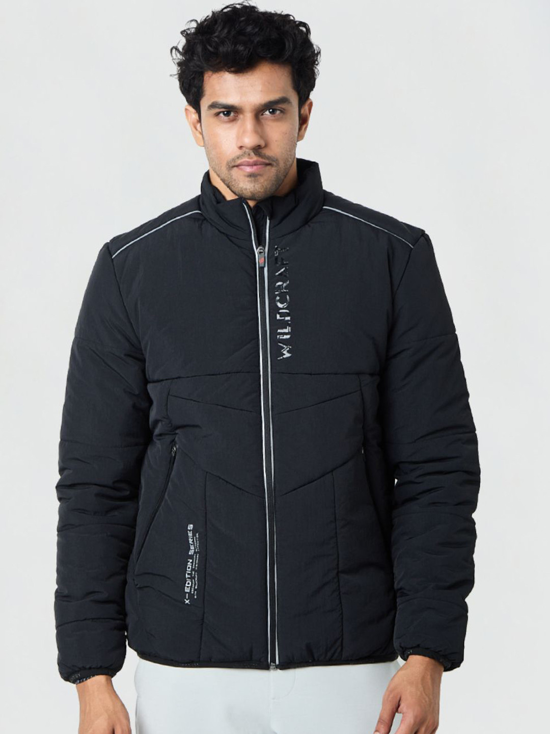 Wildcraft Men V.O.G  HUSKY Mock Collar Solid Casual Padded Lightweight Jacket