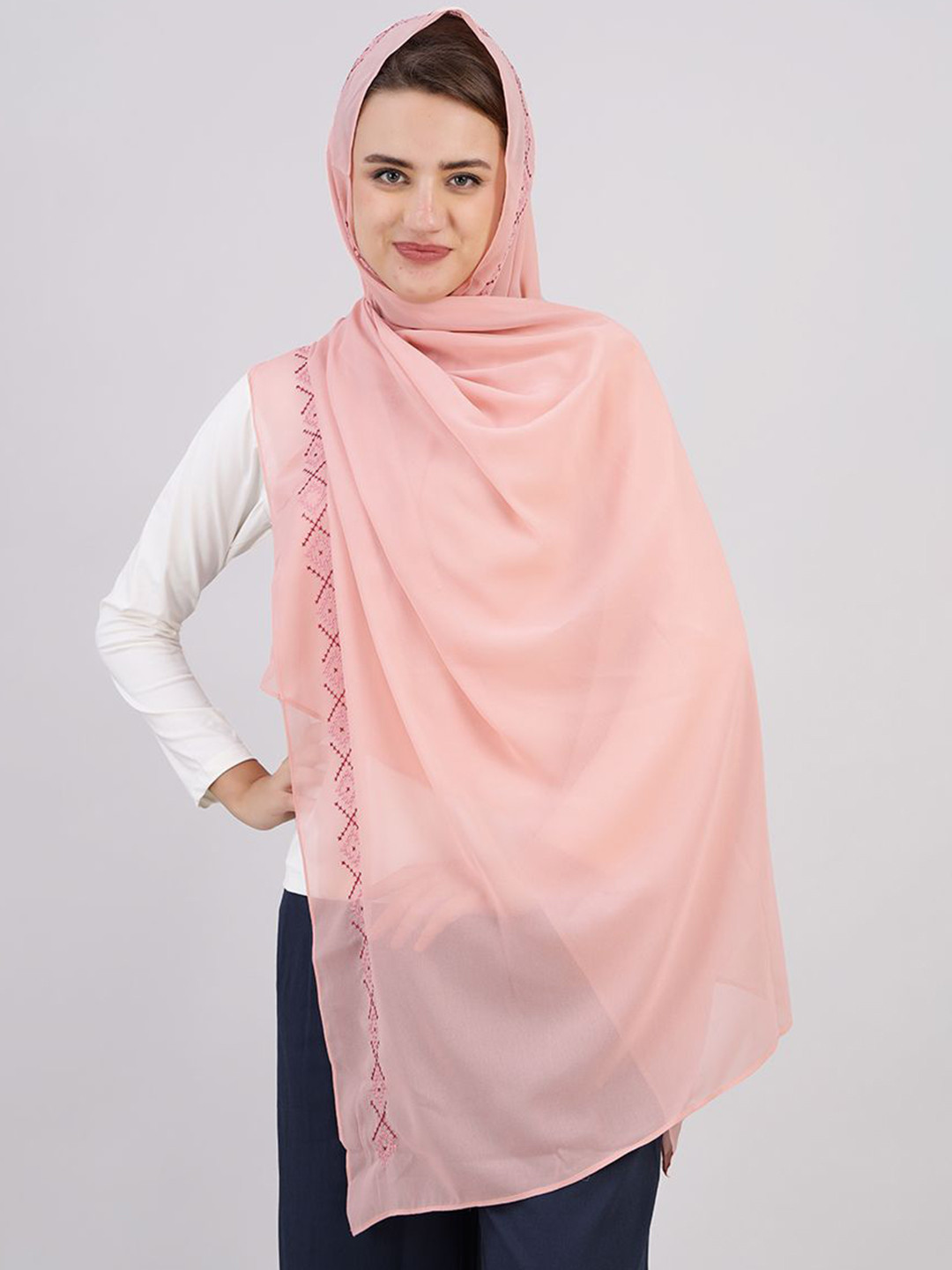 IDH London Women Printed Hijab Burqa