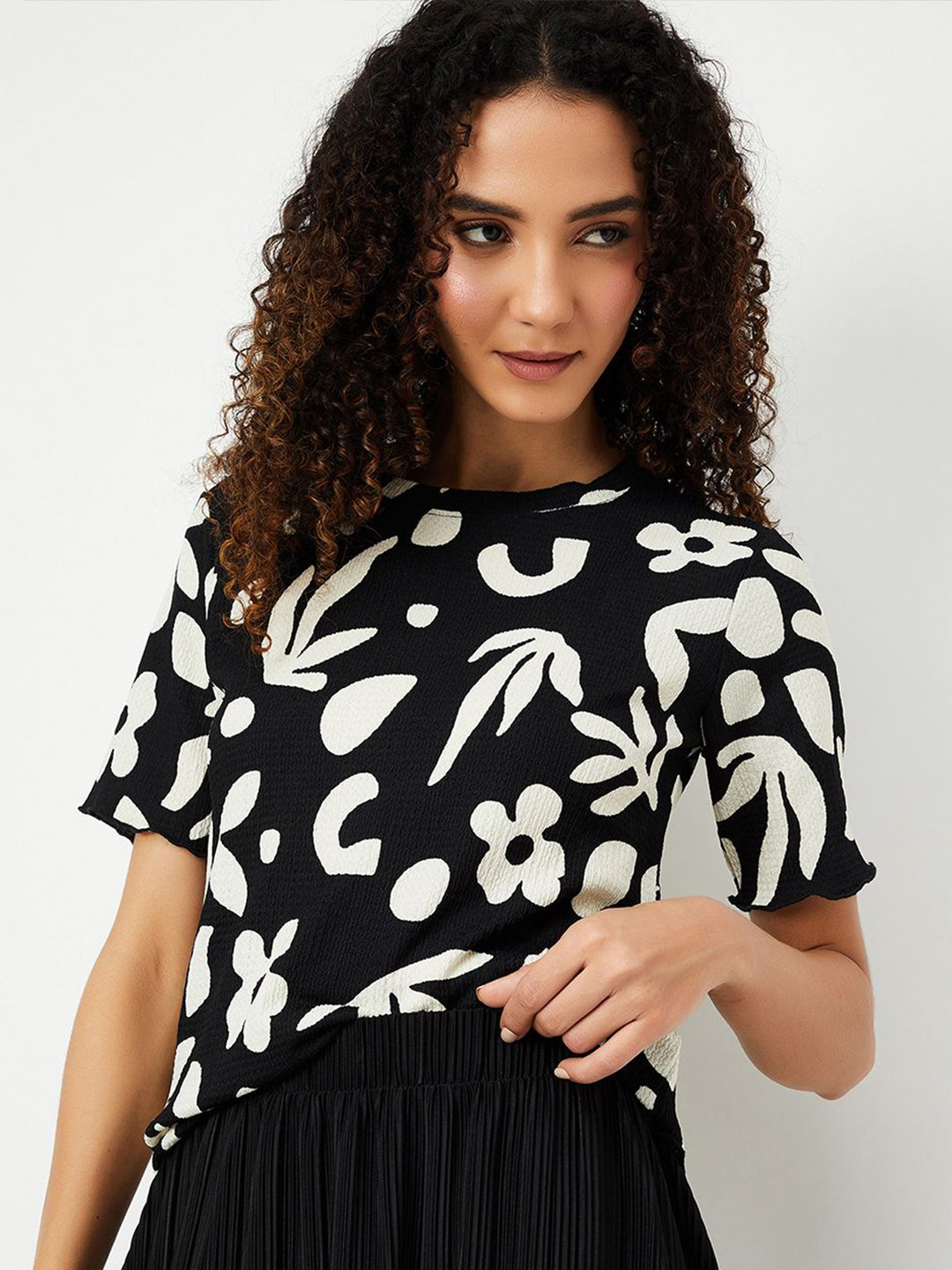 max Floral Print Top