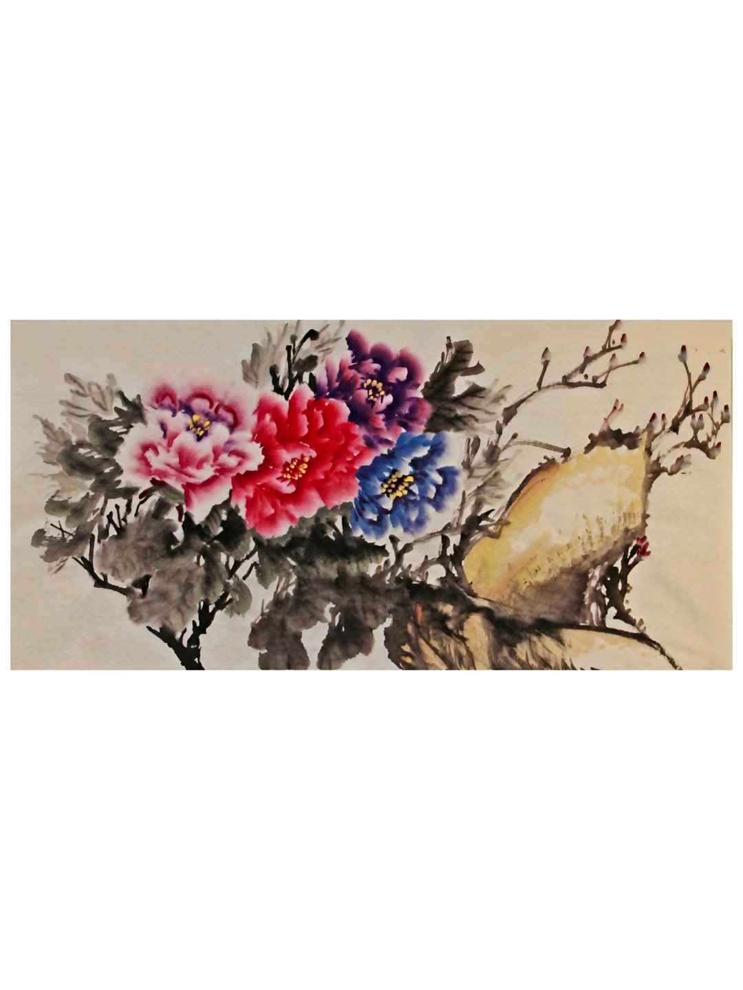 Inephos Canvas Wall Rectangle Paintings Wall Art - 17x35In