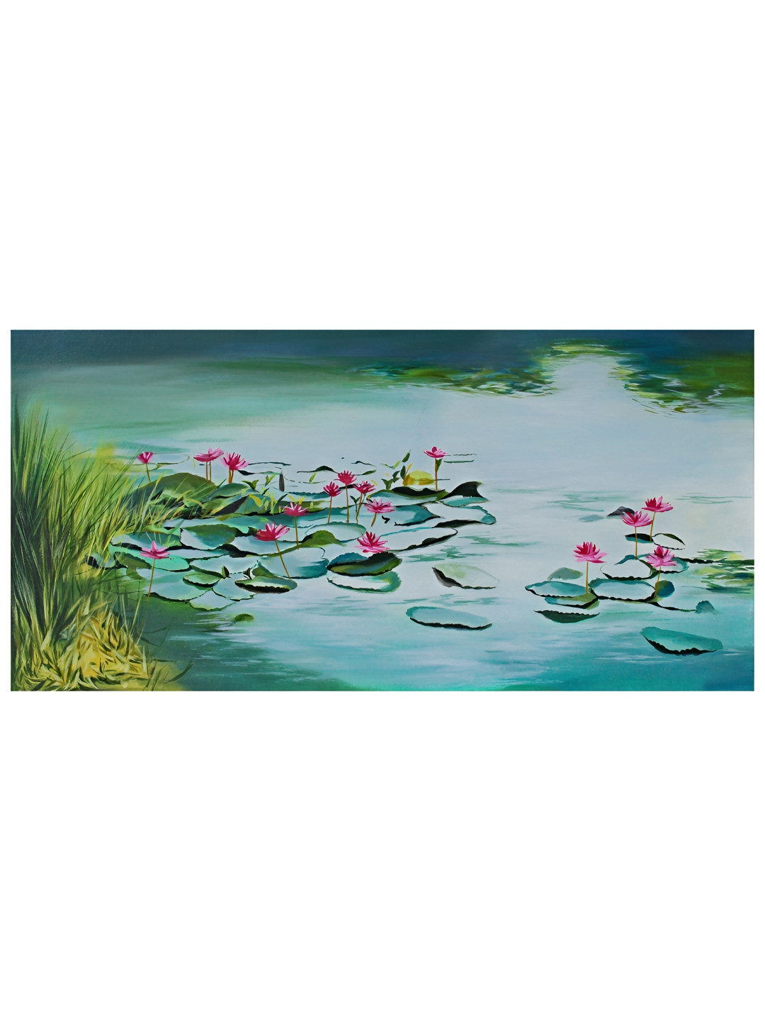 Inephos Canvas Wall Rectangle Paintings Wall Art - 35.8 x 17.9 In