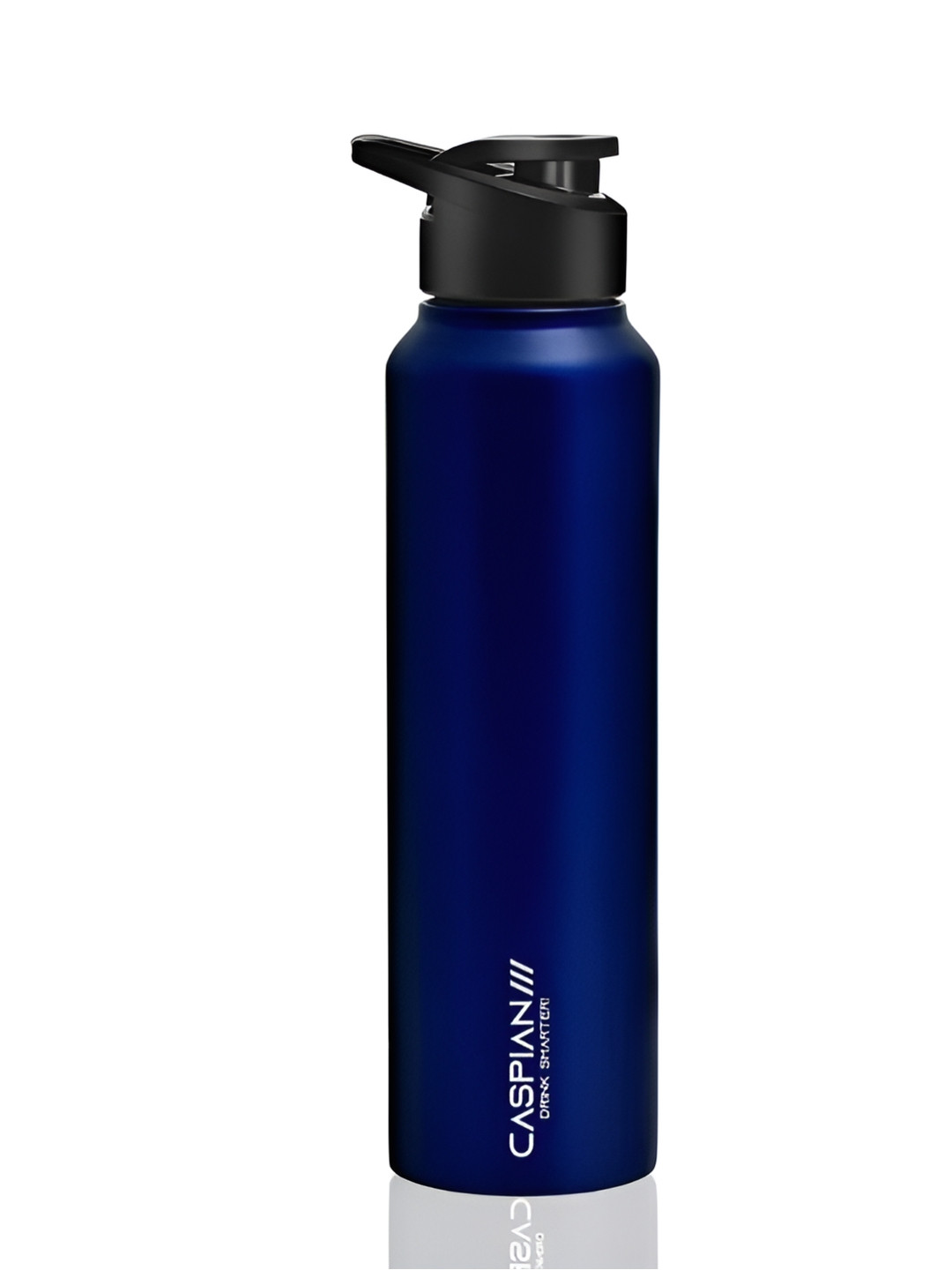 Caspian Hike Blue Brand Logo Stainless Steel Single Wall Vacuum Sipper - 1L