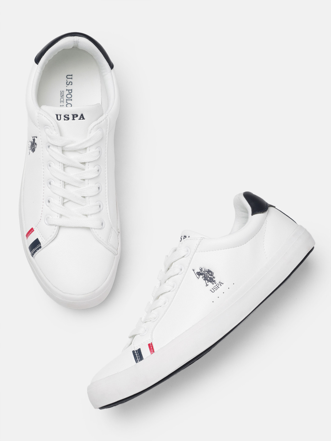 U.S. Polo Assn. Men ARYN 2.0 Brand Logo Patterned Sneakers