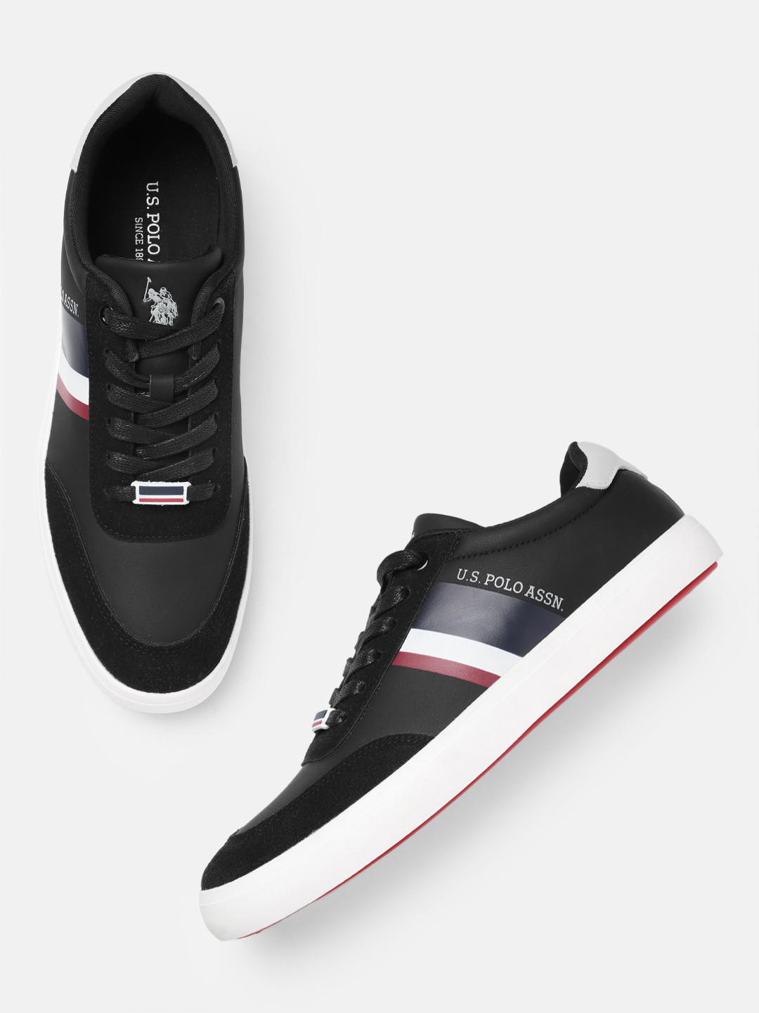 U.S. Polo Assn. Men Colourblocked Sneakers