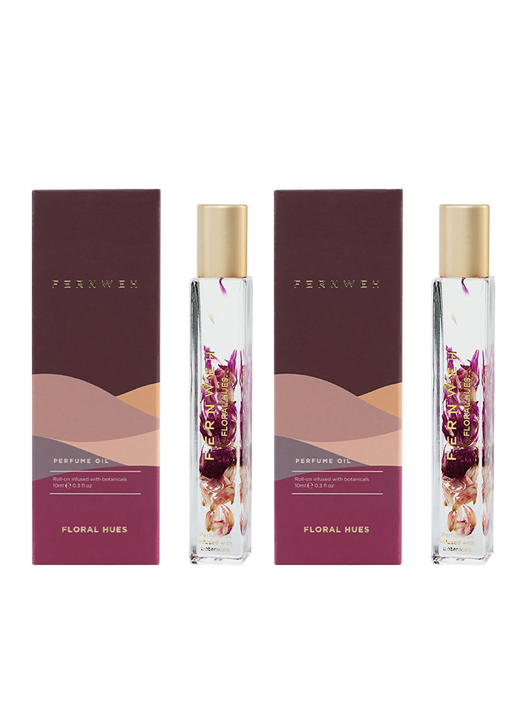 Fernweh Women Set Of 2 Floral Hues Long Lasting Eau De Parfum Oil- 10 ml Each