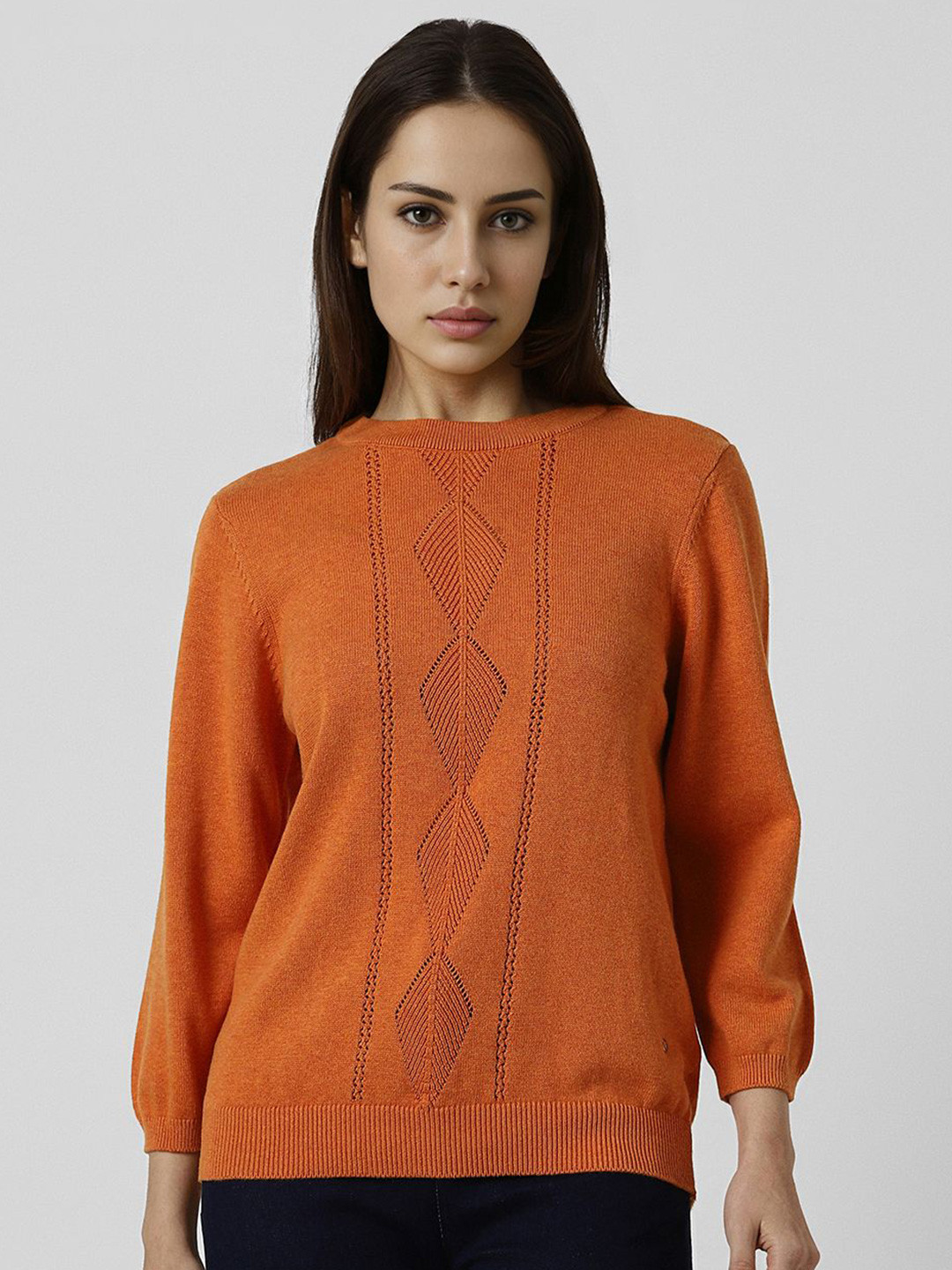 Van Heusen WomanTextured Cotton Pullover