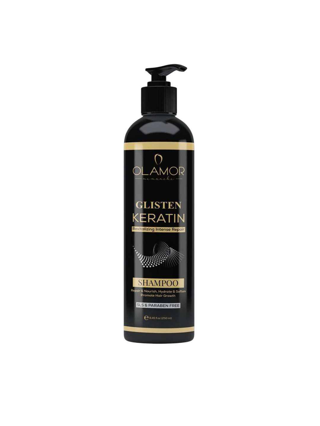 OLAMOR Glisten Keratin Revitalizing Intense Hair Damage Repair Shampoo - 250 ml