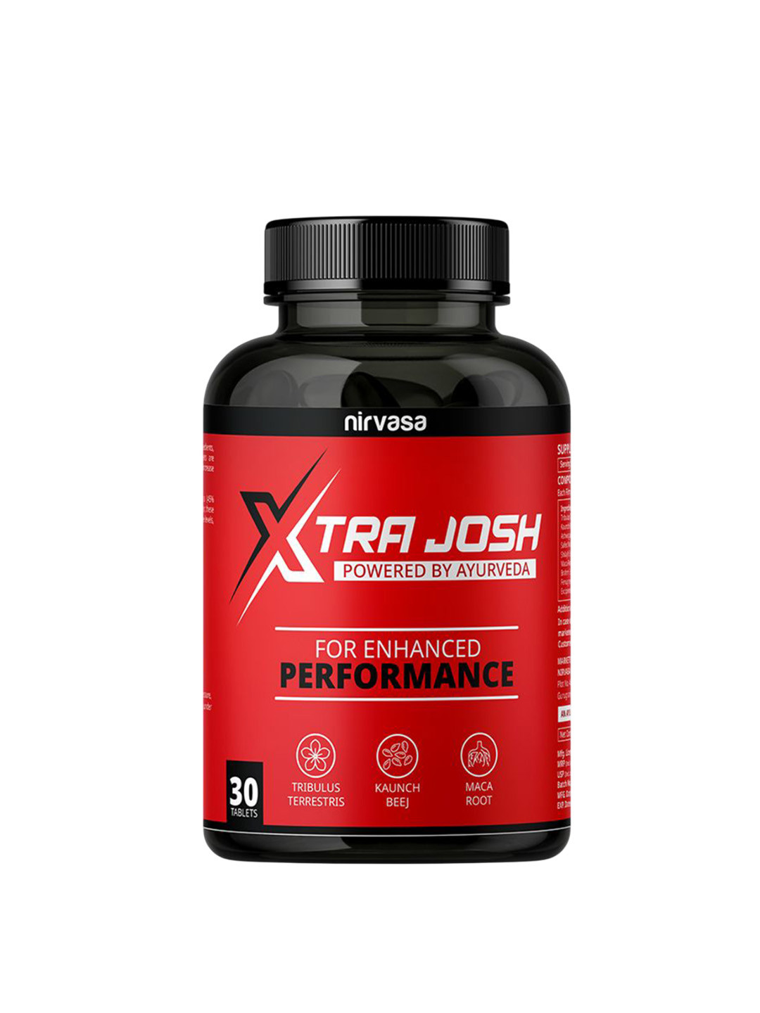 Nirvasa Xtra Josh Tablets For Men With Natural Extracts - 30 Tablets