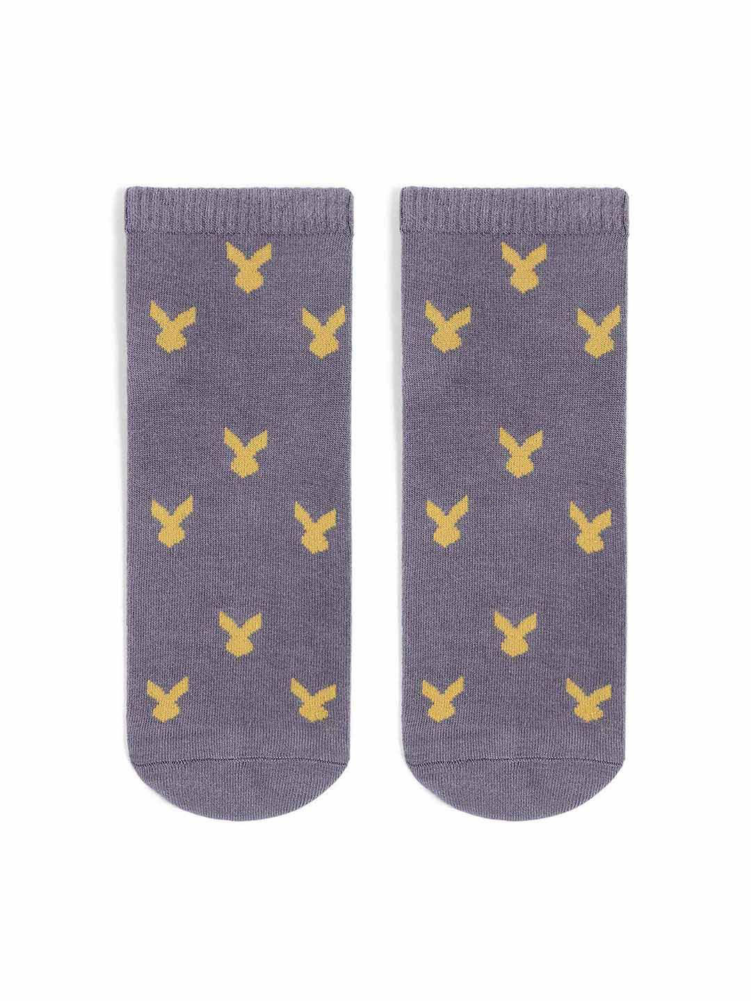 RARE RABBIT Men Cotton Ankle-Length Socks