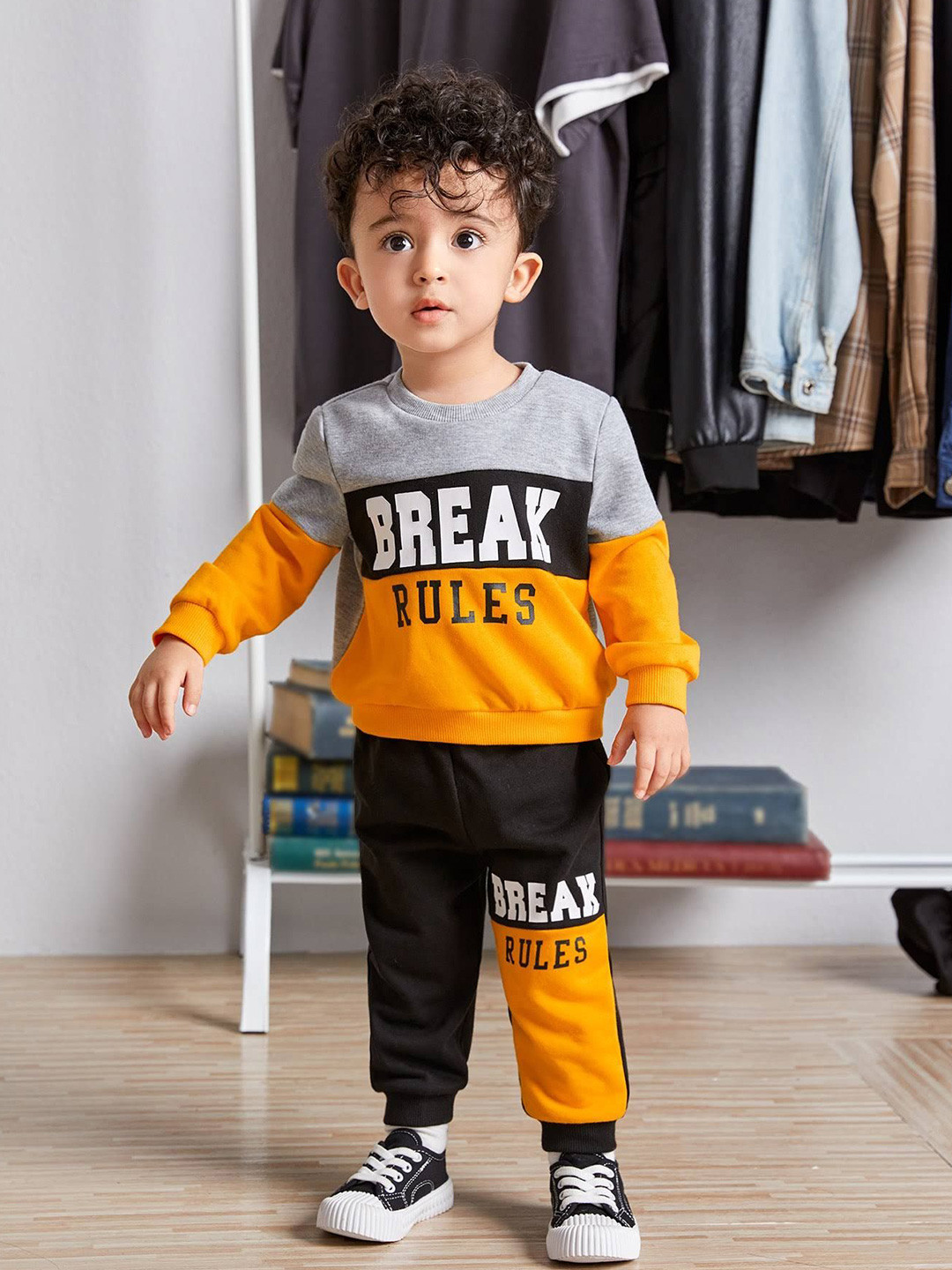 BILLYBALL Unisex Kids Printed T-shirt