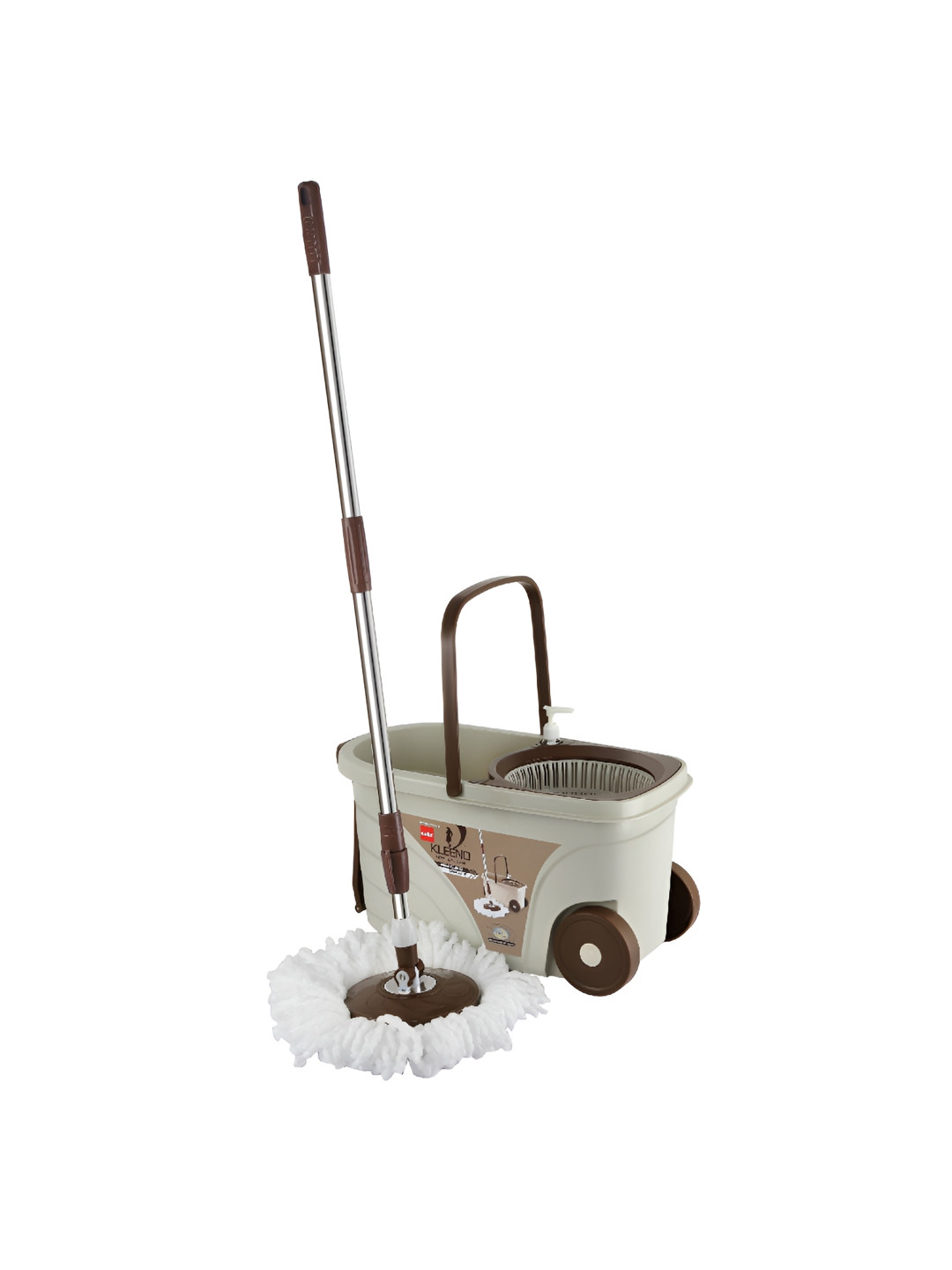 Cello Beige & Brown 3 piece Solid Plastic Bath Accessories Set