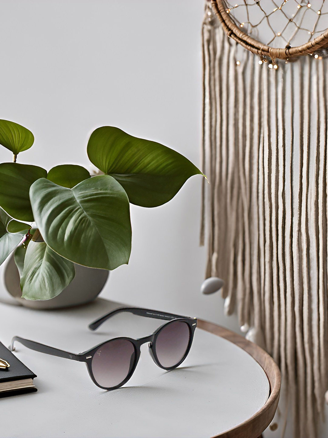 SUNNIES Unisex Round Sunglasses with UV Protected Lens SNS-013-C7(A)