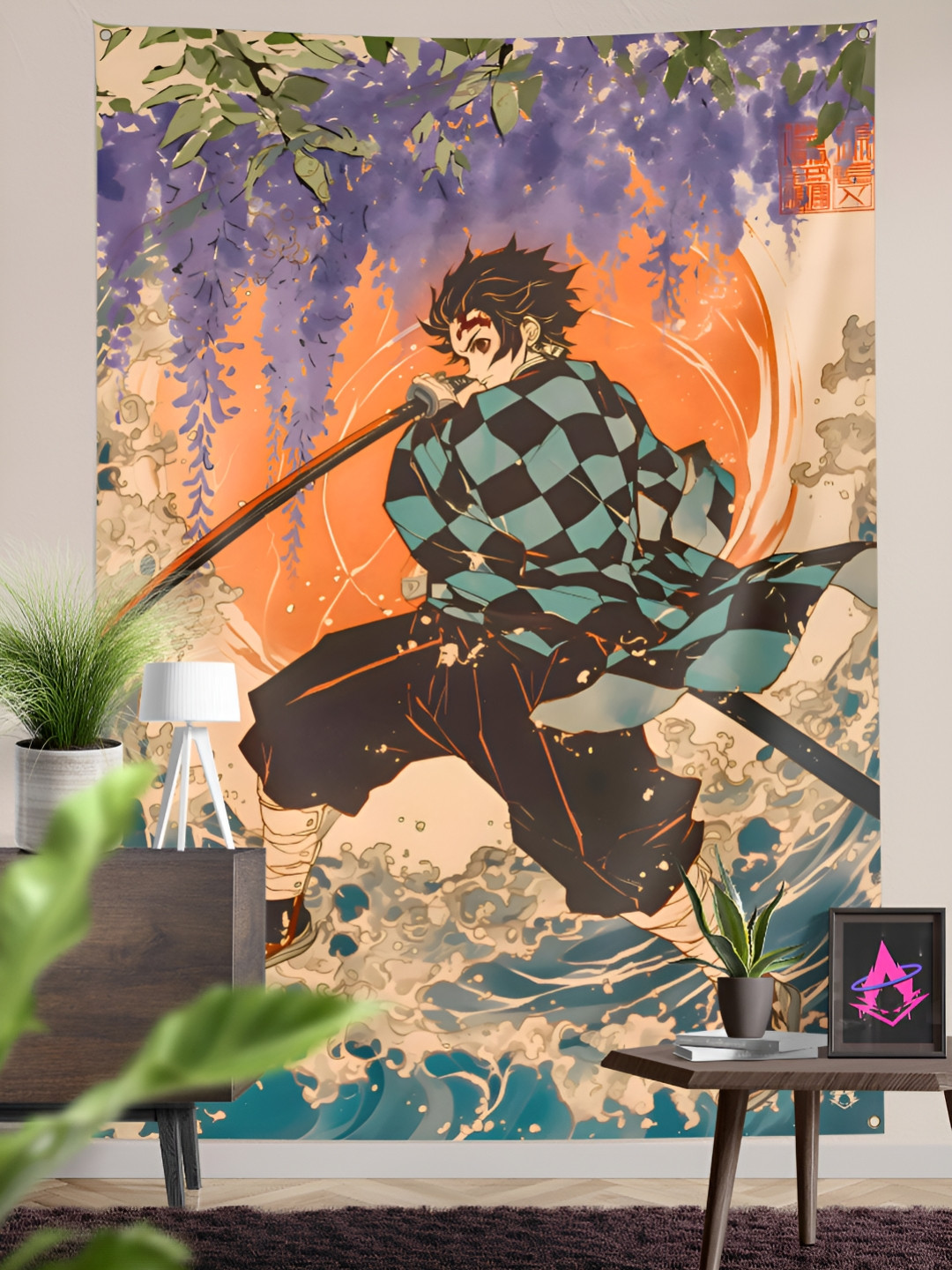 COMICSENSE Demon Slayer Anime Nichirin Warrior Printed Tapestry - Large